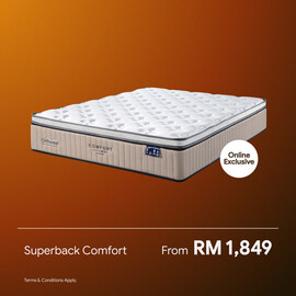 [Online Exclusive] Orthorest SuperBack Comfort Mattress